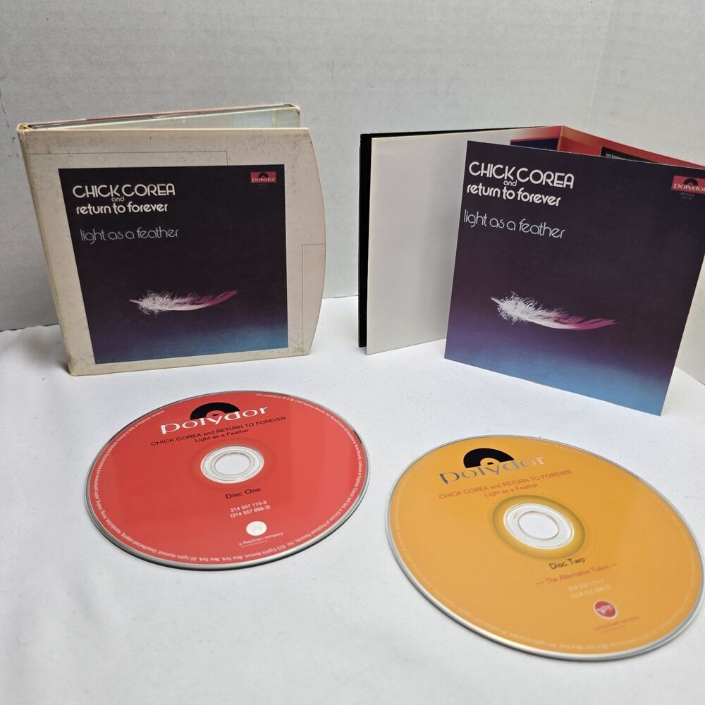 Chick Corea Return to Forever & Light as a Feather 2 CD Verve Master Edition